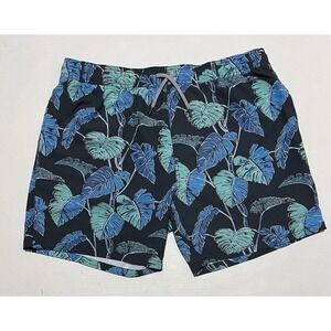 Reyn Spooner Mens Swim Trunks XXL Blue Kainapu 7" Hawaiian Pockets Lined UV